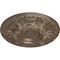 Ekena Millwork Granada Ceiling Medallion (Fits Canopies up to 7 1/8"), Hnd-Painted Warm Silver, 23 1/2"OD x 2 3/4"P CM24GAWSS - alternate 2